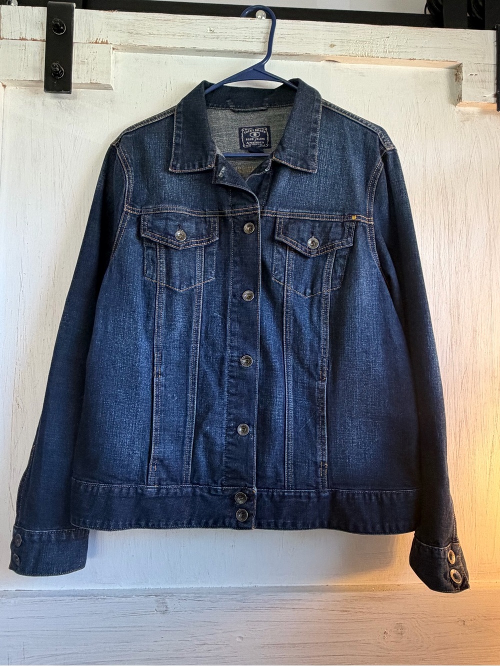 Lucky Brand Dark Blue Denim Jean Jacket